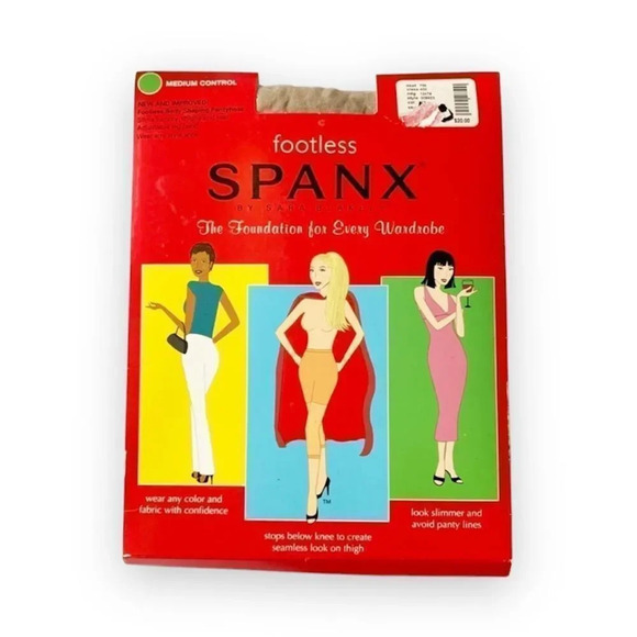 SpanxFootless Nude Hose Medium Control Size‎ F New